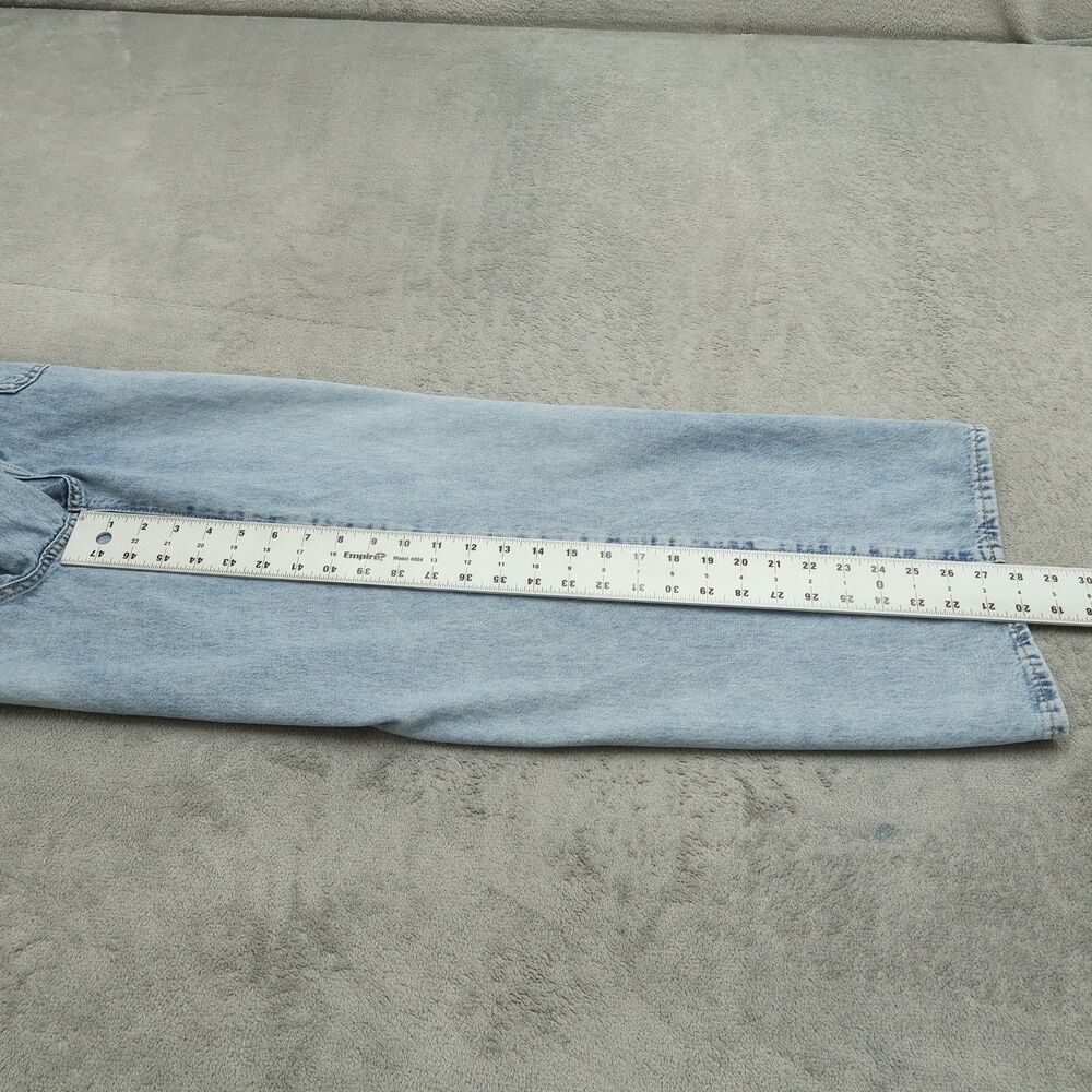 Old Navy Jeans Women's Size 8 High-Rise Baggy Wide-Leg Drapey Denim 28" Inseam - Picture 16 of 16